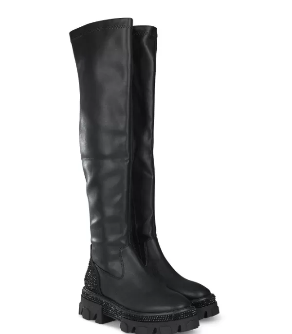 Botas Planas*Alma en Pena Comprar Bota Adornada Con Pedreria