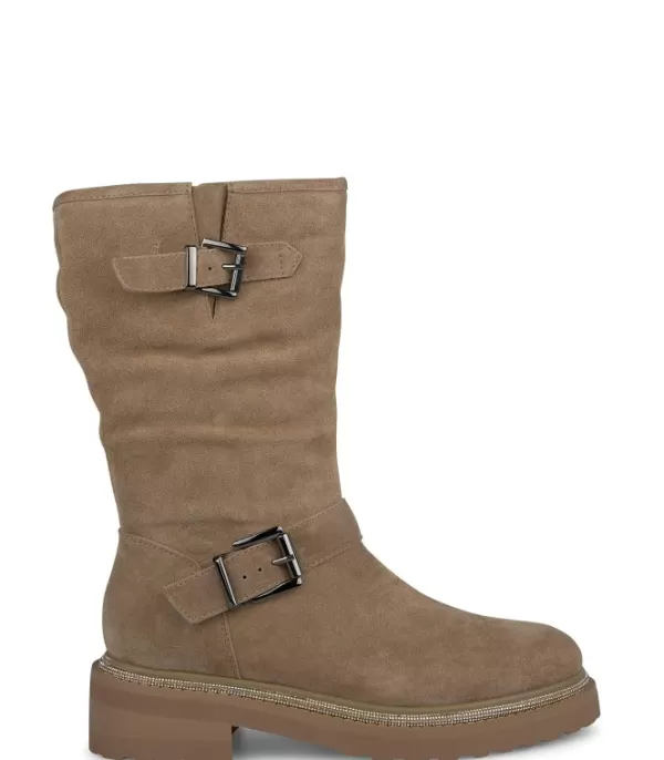 Botas Planas*Alma en Pena Comprar Bota Con Hebillas Piel