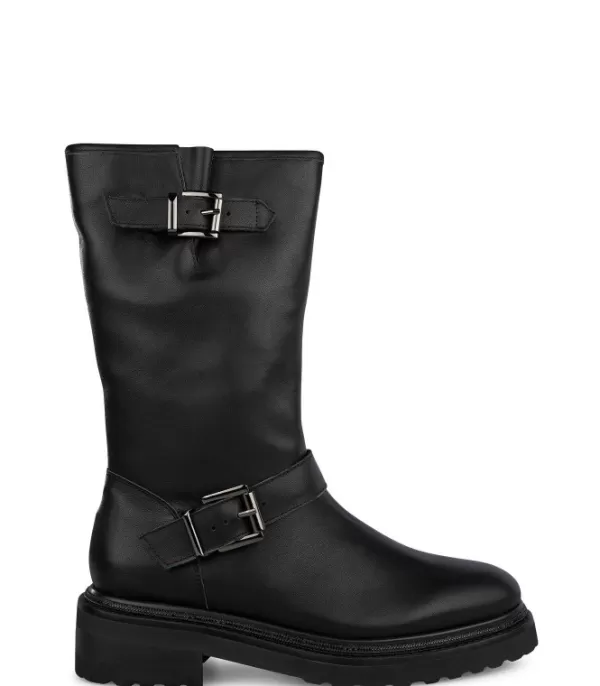 Botas Planas*Alma en Pena Comprar Bota Con Hebillas Piel