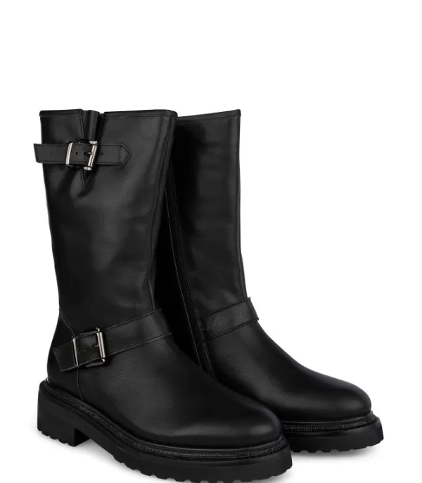 Botas Planas*Alma en Pena Comprar Bota Con Hebillas Piel