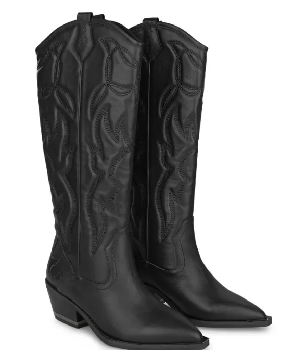 Botas Planas*Alma en Pena Comprar Bota Vaquera Con Bordado