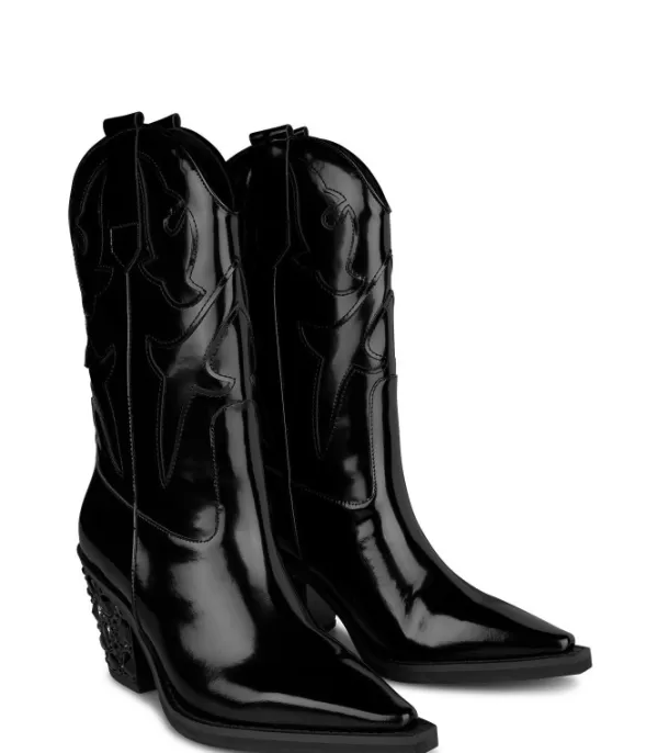 Botas Tacón*Alma en Pena Comprar Botas Vaqueras Con Tacón De Pedreria